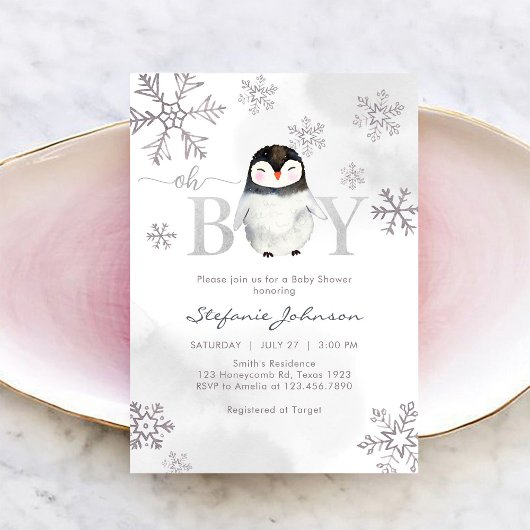 O jongen baby shower uitnodiging