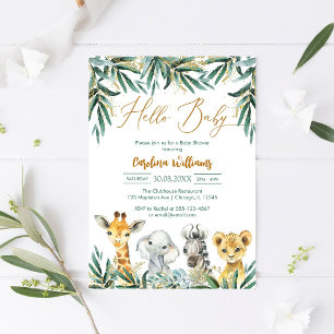O jongen baby shower uitnodiging