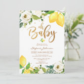 O jongen baby shower uitnodiging (Staand voorkant)