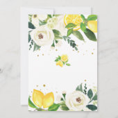 O jongen baby shower uitnodiging (Achterkant)