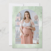 O Jongen Babyfeestje Kaart (Achterkant)