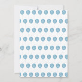 O jongen! Ballonbaby is bijna zover Kaart (Achterkant)