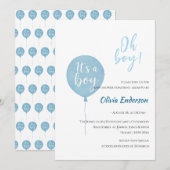 O jongen! Ballonbaby is bijna zover Kaart (Voorkant / Achterkant)