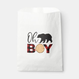 O Jongen Beer Buffalo Schotland Babyshower Bedankzakje