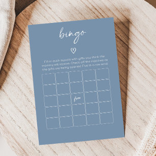 O Jongen Boho Minimalistische Baby Shower Bingo Sp