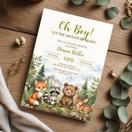 O jongen, het avontuur begint! Woodland Kaart