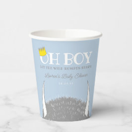 O Jongen | Laat de Wilde Rumpus Baby Shower beginn Papieren Bekers