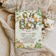 O Jongen Pompoen & Bosdieren Herfst Baby Shower