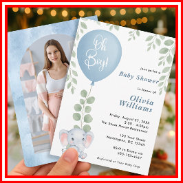 O Jongens Baby Shower Kaart