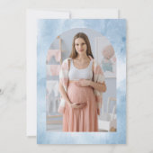 O Jongens Baby Shower Kaart (Achterkant)
