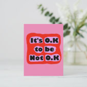 O.K. om niet op de hoogte te zijn van de geestelij Briefkaart (Staand voorkant)