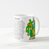 O’Keefe Family Coat of Arms Koffiemok (Voorkant rechts)