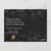 O, kerstbij, oh, kerstbij vriendelijke bij briefkaart (Achterkant)