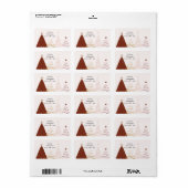 O’Kerstboom Adreslabels Etiket (Full Sheet)