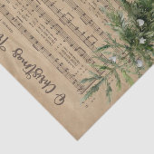 o kerstboom bladmuziek tissuepapier (Detail)
