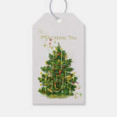 O Kerstboom  cadeau Label Cadeaulabel (Voorkant)