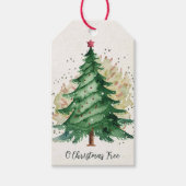 O Kerstboom  Cadeaulabel (Voorkant)