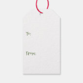 O, Kerstboom Cadeaulabel (Achterkant)