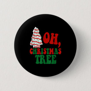O Kerstboom Cakes Debbie Becky Jen Groovy Re Ronde Button 5,7 Cm