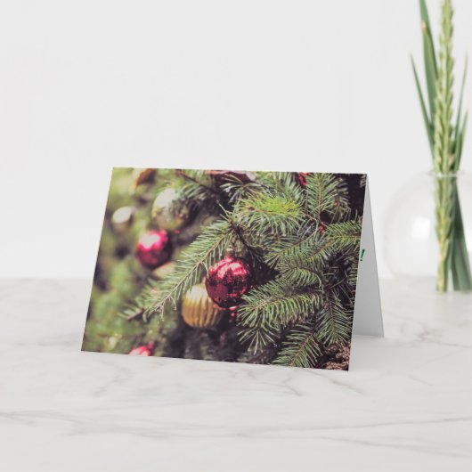 O Kerstboom Kaart (Voorkant)