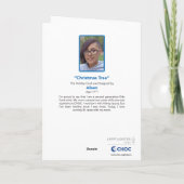 O Kerstboom - Kinderkunst voor CHOC Bedankkaart (Achterkant)