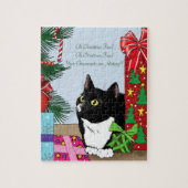 O kerstboom legpuzzel (Verticaal)