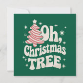 O Kerstboom Licht Kerstdagen Kerstmis  Feestdagenkaart (Voorkant)