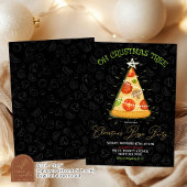 O Kerstboom Pizza Kerstfeestje Kaart