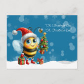 "O, Kerstmis BEE, O, Kerstmis BEE" Briefkaart (Voorkant)