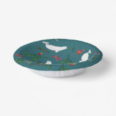 O Kerstmis Beluga Whale Illustratie Holiday Papieren Kommen (Gebogen)