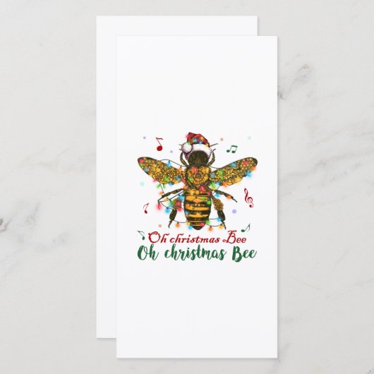 O Kerstmis Bij Cadeaus Bedankkaart (Voorkant / Achterkant)