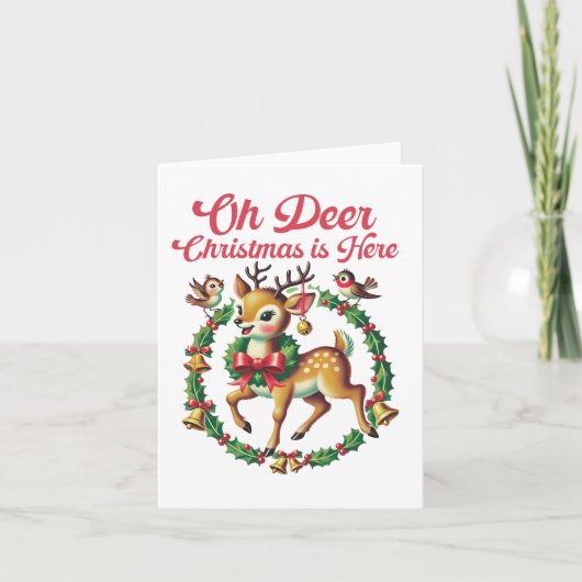 O Kerstmis is hier Kaart (Voorkant)