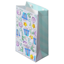 O Kerstmis Whimsey Folk Art Klein Cadeauzakje