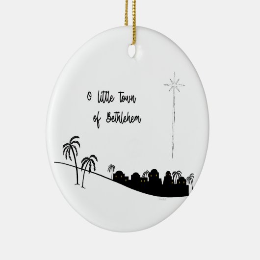 O Kleine stad van Bethlehem 2 Ornament (Rechts)