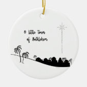 O Kleine stad van Bethlehem 2 Ornament (Voorkant)