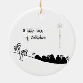 O Kleine stad van Bethlehem 2 Ornament (Achterkant)