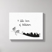 O Kleine Stad van Bethlehem Verpakte Canvas Art Afdruk (Voorkant)