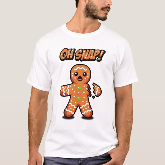 O, knap! Gingerbread Man T-shirt (Voorkant)