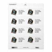 O, knap! Retrocamera Etiket (Full Sheet)