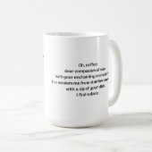 O, koffie, koffiemok (Voorkant rechts)