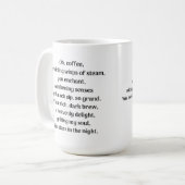 O, koffie, koffiemok (Voorkant links)