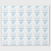 O kom al die trouwe Dove Religieuze Kerstmis Cadeaupapier (Vlak)