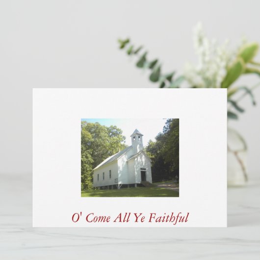 O' kom allemaal trouw (Staand voorkant)