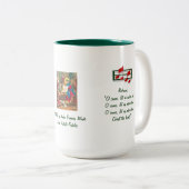 O kom allemaal Ye gelovige Hymn Two-Tone Coffee Mo Tweekleurige Koffiemok (Voorkant rechts)