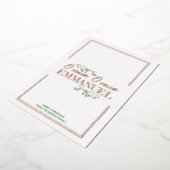 O kom, Emmanuel! Folie Feestdagenkaart (Gedraaid)