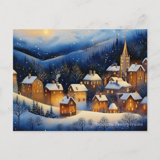 O kom, gij allen die trouw zijt briefkaart (Voorkant)