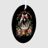 O kom, laat ons Hem aanbidden Kerststal Ornament (voorkant)