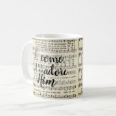 O, kom, laten we hem bewonderen koffiemok (Voorkant links)