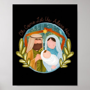 O kom, laten wij Hem aanbidden Poster
