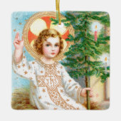 O kom, o kom, Emmanuel (detail) Advent Keramisch Ornament (Voorkant)